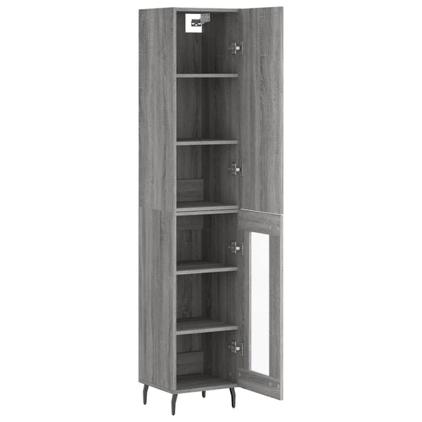 Grauer Christol-Schrank 34,5x34x180cm (aus Holz)