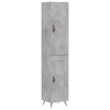 Garotescu Schrank, betongrau, 34,5x34x180cm (Holz)