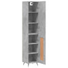 Garotescu Schrank, betongrau, 34,5x34x180cm (Holz)