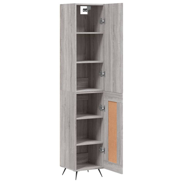 Garotescu grauer Schrank 34,5x34x180cm (Holz)
