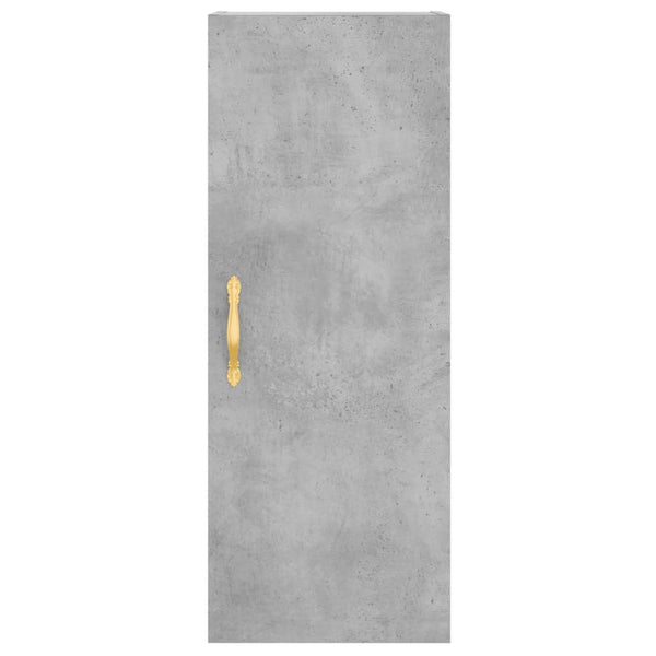Kaappi Moza, 34,5x34x180cm, betoninharmaa (puinen)