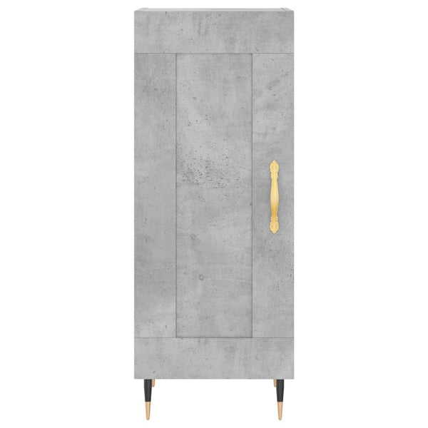 Kaappi Moza, 34,5x34x180cm, betoninharmaa (puinen)