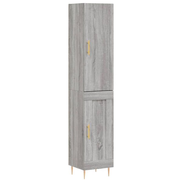 Schrank Fuchs grau, Maße 34,5x34x180cm (Holz)