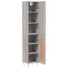 Schrank Fuchs grau, Maße 34,5x34x180cm (Holz)