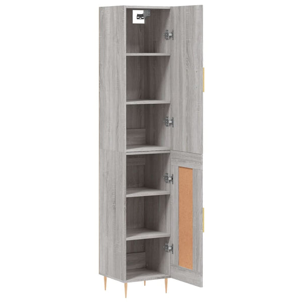 Schrank Fuchs grau, Maße 34,5x34x180cm (Holz)
