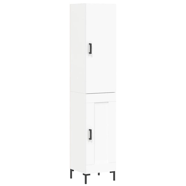 Weißer Edie Schrank 34,5x34x180cm (Material Holz)