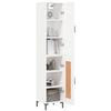 Weißer Edie Schrank 34,5x34x180cm (Material Holz)