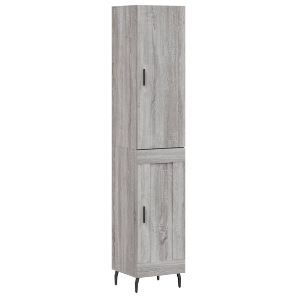 Christol grauer Schrank 34,5x34x180cm (Holz)