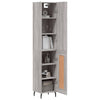 Christol grauer Schrank 34,5x34x180cm (Holz)