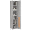 Pertenie grauer Schrank 34,5x34x180cm (Holz)
