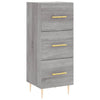 Schrank 34,5x34x180cm Alexoaie (Holz) grau