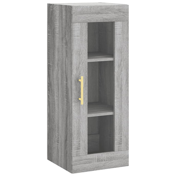 Schrank 34,5x34x180cm Alexoaie (Holz) grau