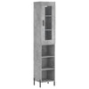 Titinia 34,5x34x180cm (Holz) betongrauer Schrank