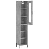 Titinia 34,5x34x180cm (Holz) betongrauer Schrank