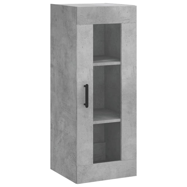 Titinia 34,5x34x180cm (Holz) betongrauer Schrank