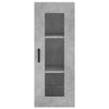 Titinia 34,5x34x180cm (Holz) betongrauer Schrank