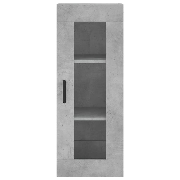 Titinia 34,5x34x180cm (Holz) betongrauer Schrank