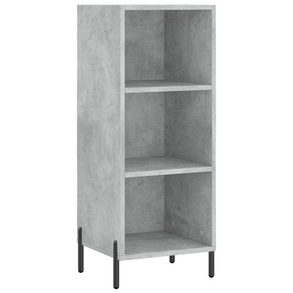 Titinia 34,5x34x180cm (Holz) betongrauer Schrank