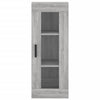 Schrank Titinia grau 34,5x34x180cm (Holz)