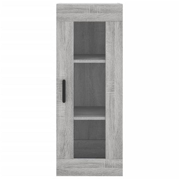 Schrank Titinia grau 34,5x34x180cm (Holz)