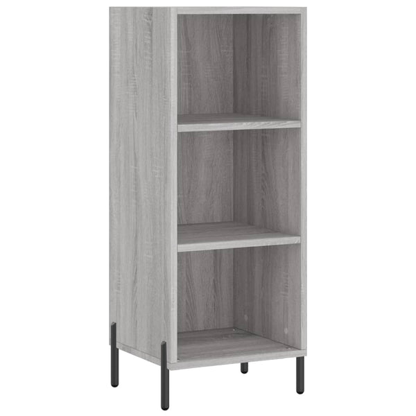 Schrank Titinia grau 34,5x34x180cm (Holz)