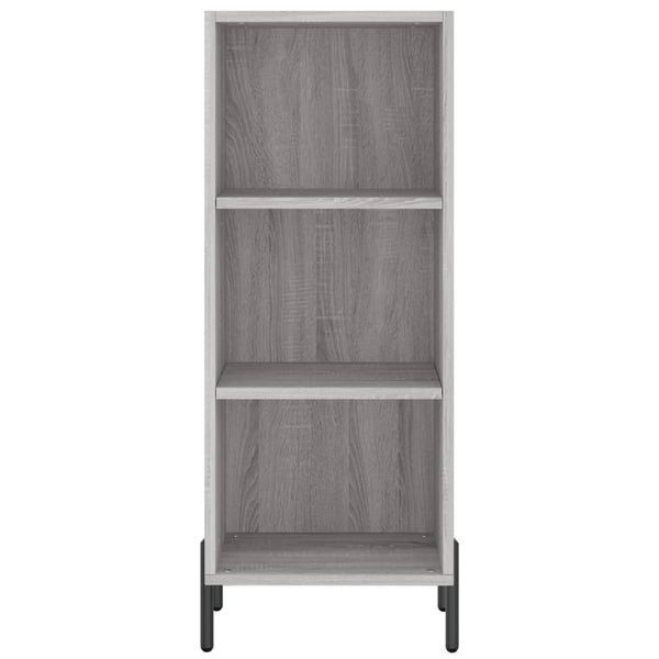 Schrank Titinia grau 34,5x34x180cm (Holz)