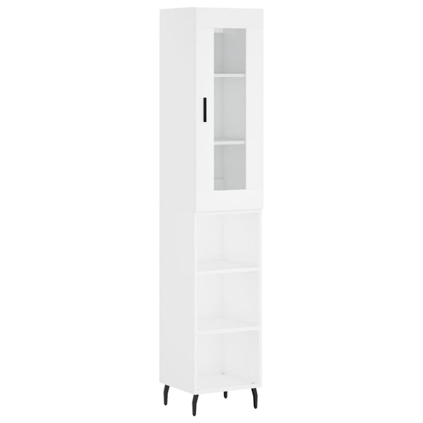 Schrank Vintia weiß 34,5x34x180cm (Holz)