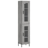 Titinia grauer Schrank 34,5x34x180cm (Holz)