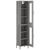 Titinia grauer Schrank 34,5x34x180cm (Holz)