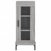Titinia grauer Schrank 34,5x34x180cm (Holz)
