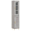 Alexoaie grauer Schrank 34,5x34x180cm (Holz)