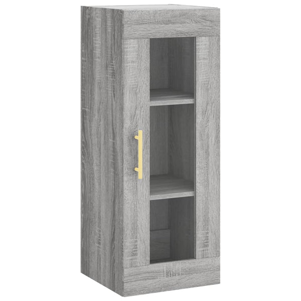 Alexoaie grauer Schrank 34,5x34x180cm (Holz)