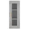 Alexoaie grauer Schrank 34,5x34x180cm (Holz)