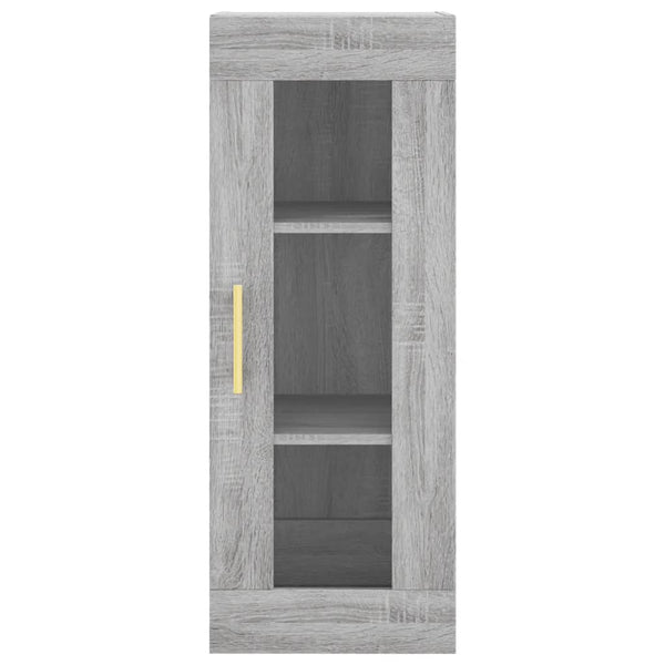 Alexoaie grauer Schrank 34,5x34x180cm (Holz)