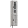 Grauer Titinia-Schrank 34,5x34x180cm (Holz)