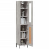Grauer Titinia-Schrank 34,5x34x180cm (Holz)