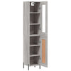 Grauer Titinia-Schrank 34,5x34x180cm (Holz)