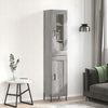 Grauer Titinia-Schrank 34,5x34x180cm (Holz)