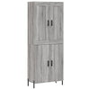 Zlote grauer Schrank 69,5x34x180cm (Holz)
