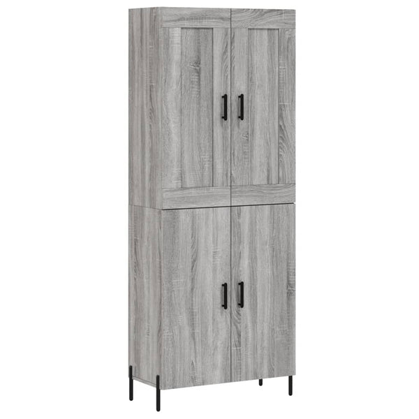 Zlote grauer Schrank 69,5x34x180cm (Holz)