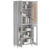 Jeranina grauer Schrank 69,5x34x180cm (Holz)