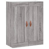 Jeranina grauer Schrank 69,5x34x180cm (Holz)