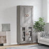 Jeranina grauer Schrank 69,5x34x180cm (Holz)