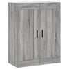 Schrank Dines, grau, Größe 69,5x34x180cm (Holz)
