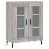 Schrank Dines, grau, Größe 69,5x34x180cm (Holz)