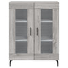 Schrank Dines, grau, Größe 69,5x34x180cm (Holz)