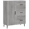 Grauer Dines Schrank, Maße 69,5x34x180cm (Holz)