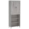 Dines Schrank, grau, 69,5x34x180cm (Holz)