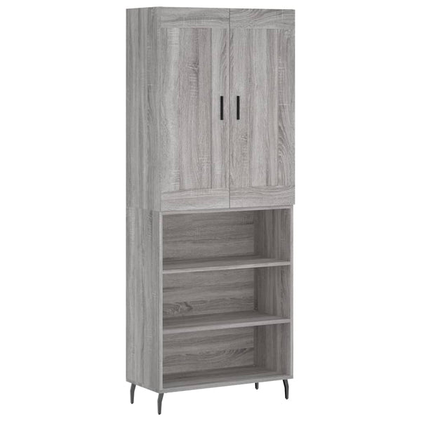Dines Schrank, grau, 69,5x34x180cm (Holz)