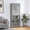 Dines Schrank, grau, 69,5x34x180cm (Holz)
